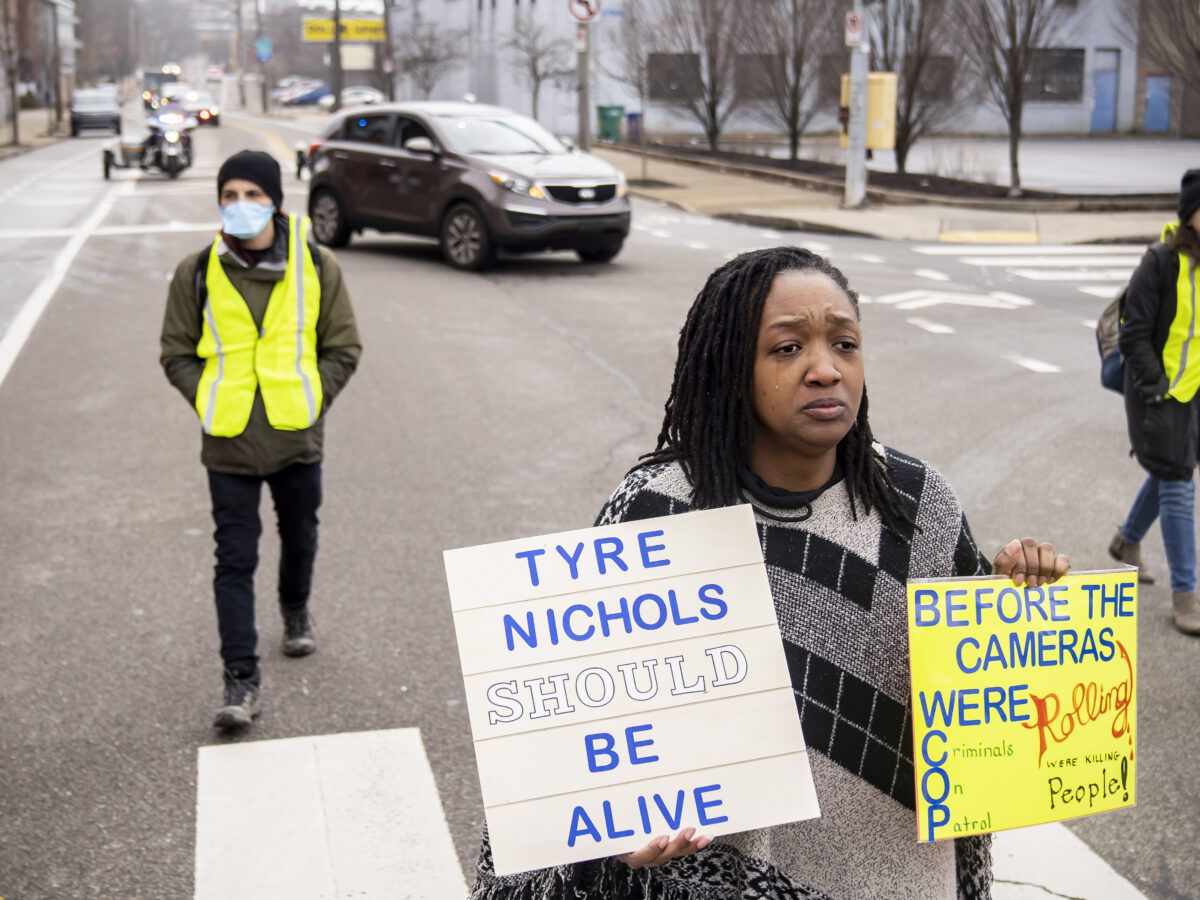Protesters march on the North Side to call for local police reform