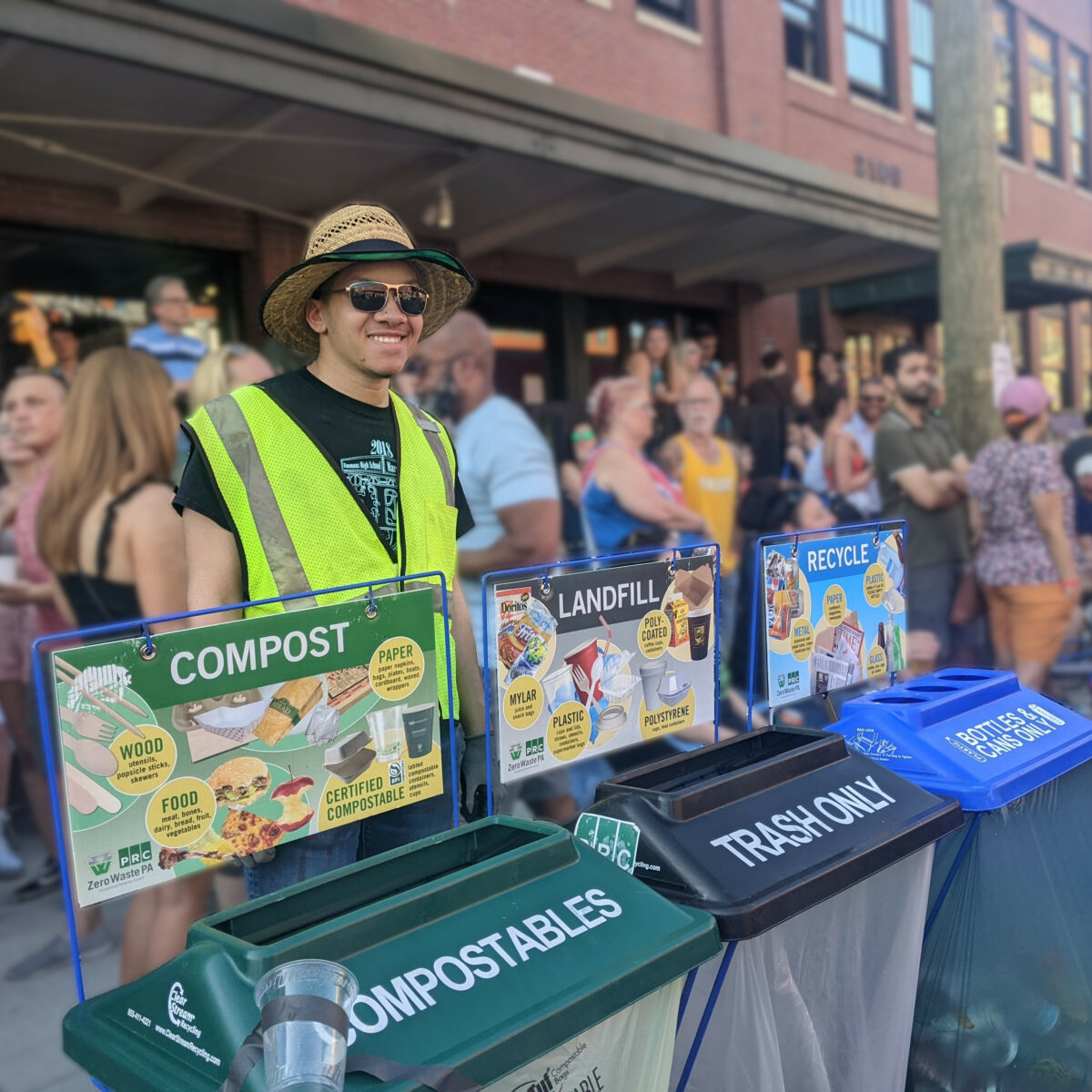 Pennsylvania Resources Council teams up with special events to reduce waste