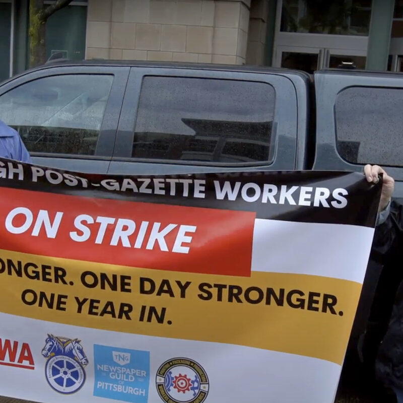 CWA and NewsGuild react to dissolution of Teamsters local; strike continues for four other unions