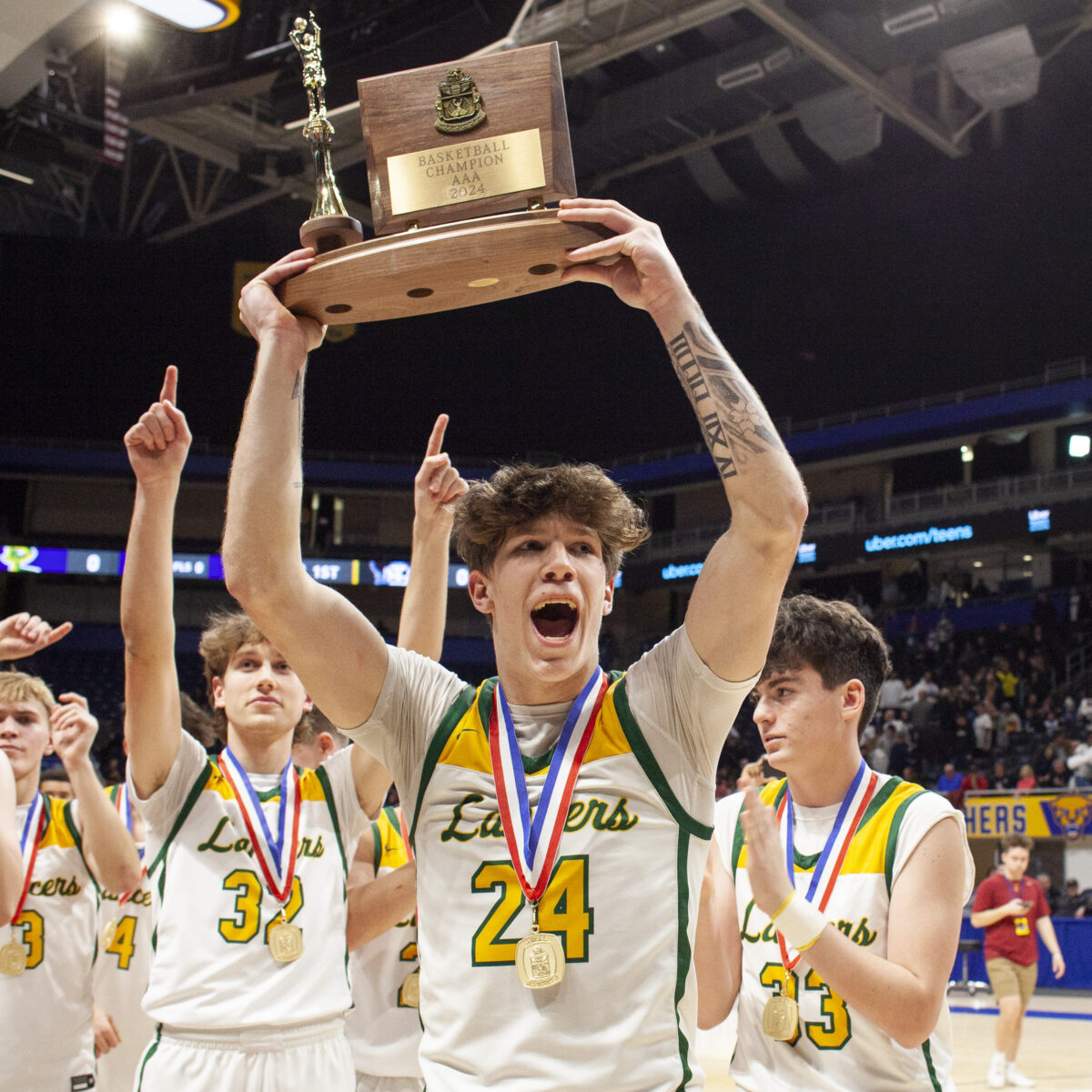 WPIAL Class 3A boys basketball: Deer Lakes wins second title in row with dominant showing on boards, at free-throw line against rival Burrell