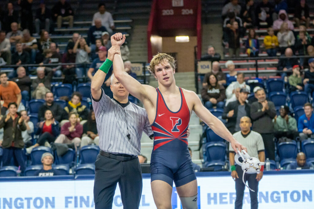 Former Pine-Richland wrestling, football standout Cole Spencer is taking on two sports again — this time at Division I Penn