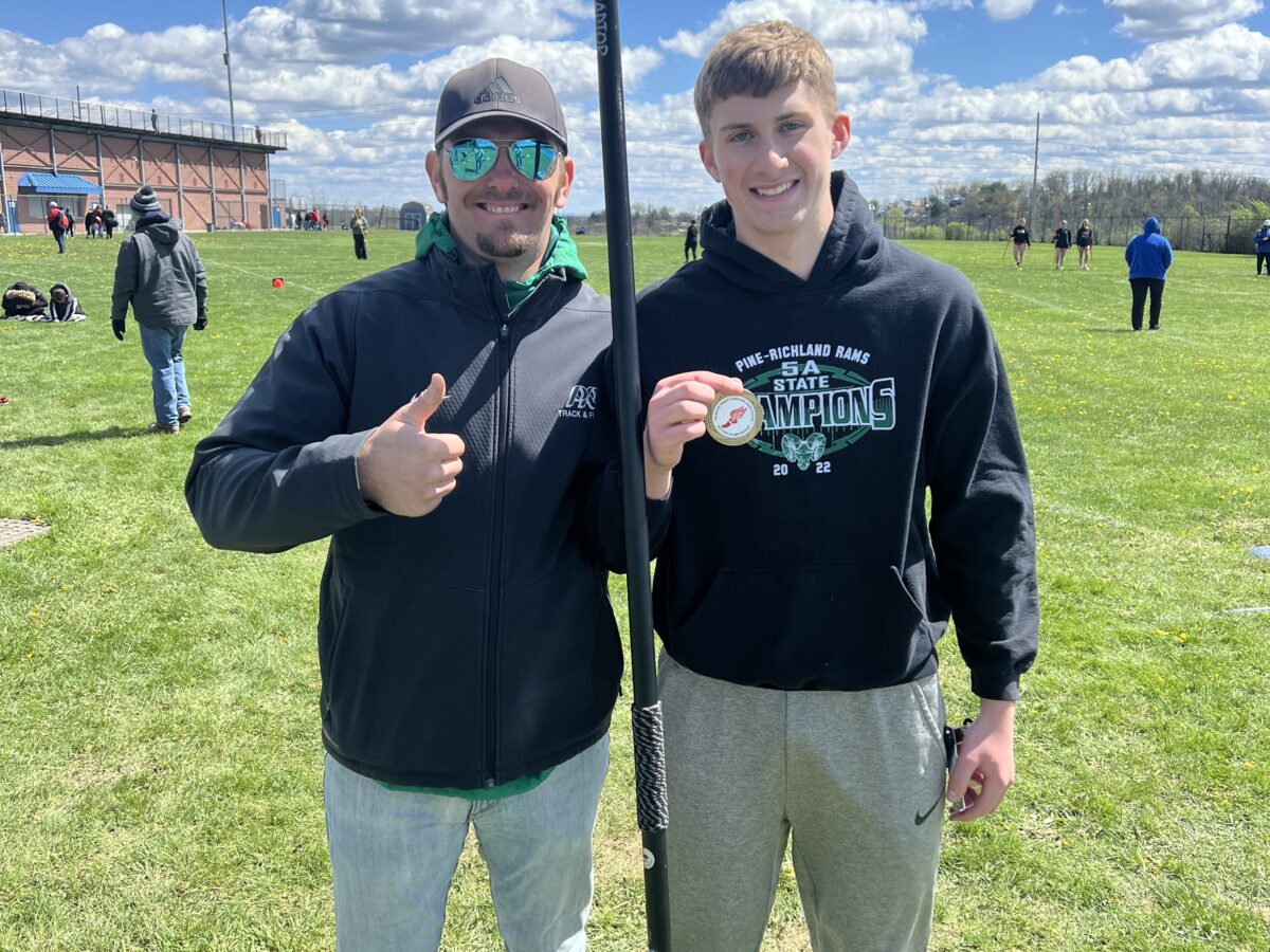PUP track notebook: Brother of a Division I baseball player and Division I football player, Pine-Richland’s Ryan Beam is making his mark in the javelin